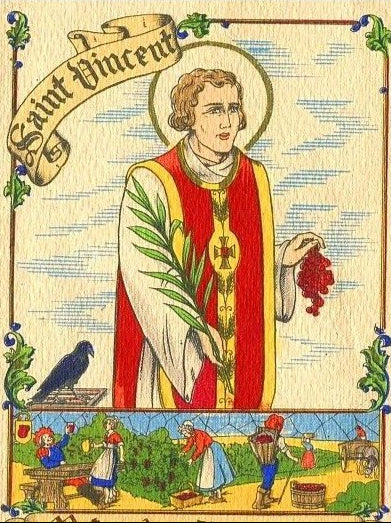 Feast of St. Vin - SATURDAY JAN 25TH